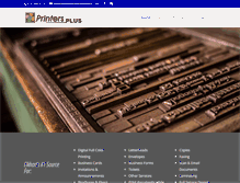 Tablet Screenshot of printerspluselkhart.com